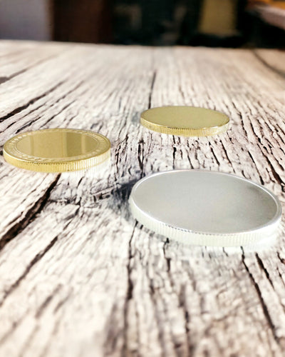 Moneta Sfida Vuota con Possibilità di Personalizzazione con Incisione – Da Collezione, 40mm, quattro modelli