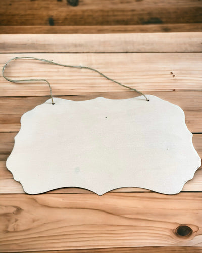 Ciondolo Decorativo in Legno Personalizzabile – Vari Formati
