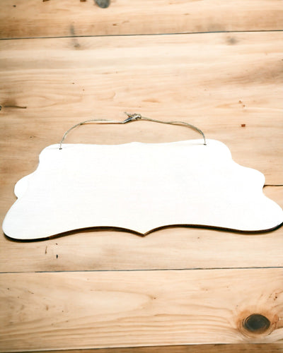 Ciondolo Decorativo in Legno Personalizzabile – Vari Formati