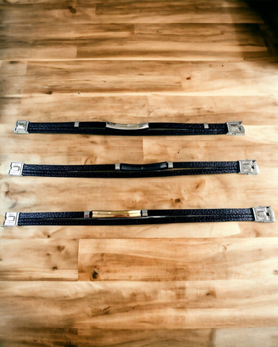 Braccialetto Sportivo in Pelle PU e Acciaio Inossidabile con Possibilità di Incisione – 3 Colori