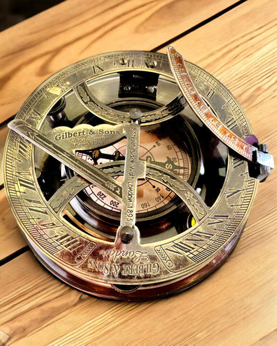 Antico Compasso di Navigazione Premium con Possibilità di Incisione – Fatto a Mano