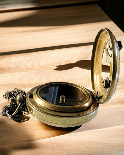 Bussola da Viaggio con incisione, personalizzazione – Artigianato degli Artigiani Indiani