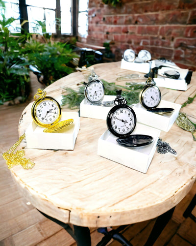 Orologio da Tasca Classico in Argento con Opzione di Incisione