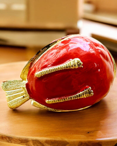 Elegante cofanetto a forma di cardinale con possibilità di incisione