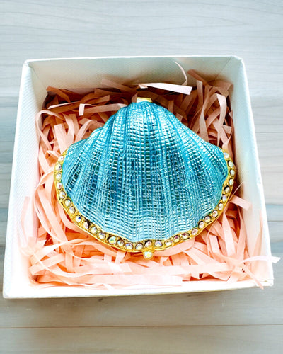 Skarbiec Wspomnień Muszelka - Cassetta per Gioielli con possibilità di personalizzazione con incisione, regalo