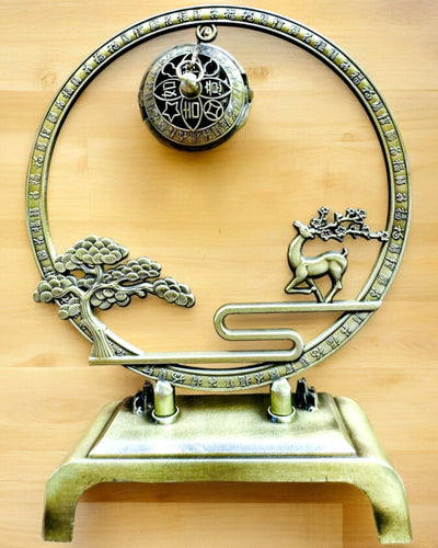 Elegante Supporto in Metallo per Incenso "Grande Serenità" - possibilità di personalizzazione con incisione