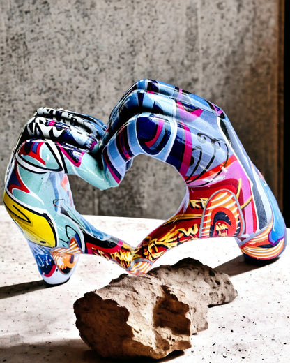 Figura decorativa Colorato Manico Decorativo ArtBrace - possibilità di personalizzazione con incisione, per regalo
