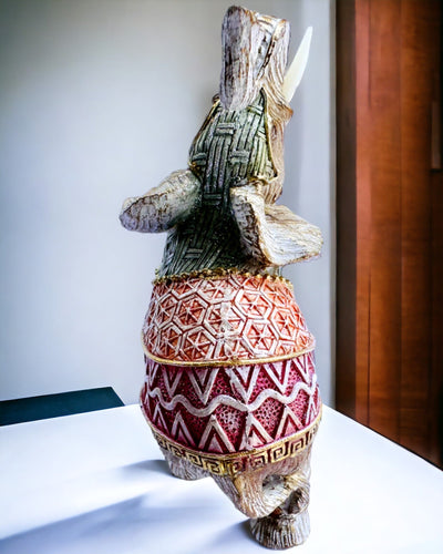 Słoniowa Stróżka – Elefante Decorativo in Resina con Possibilità di Incisione