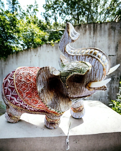 Słoniowa Stróżka – Elefante Decorativo in Resina con Possibilità di Incisione