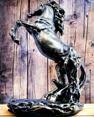 Noblesse - Statua, Scultura di Cavallo in Movimento - possibilità di personalizzazione con incisione per regalo