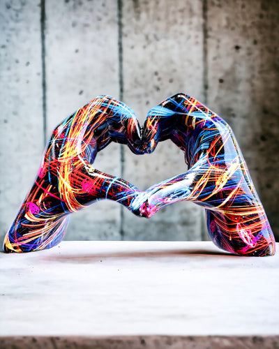 Kalejdoskop Serce – Decorazione Artigianale in Resina con Possibilità di Incisione