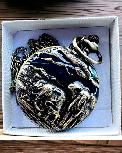 Orologio da Tasca "Vintage Explorer" con Possibilità di Incisione