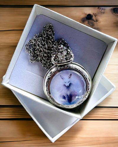 Orologio da Tasca "Mistyczny Lis" con Possibilità di Incisione