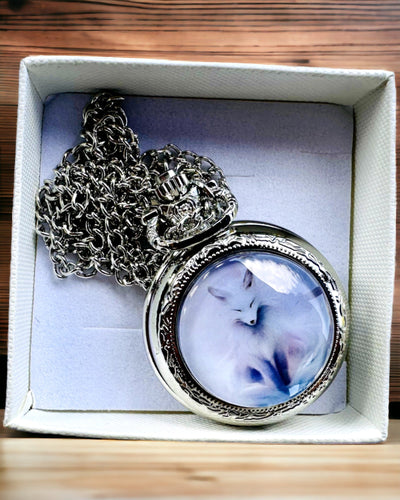 Orologio da Tasca "Mistyczny Lis" con Possibilità di Incisione