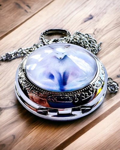 Orologio da Tasca "Mistyczny Lis" con Possibilità di Incisione