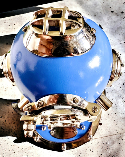 Casco dell'Esploratore degli Abissi - Edizione da Collezione con Possibilità di Incisione, 35 cm, regalo per pompiere o subacqueo