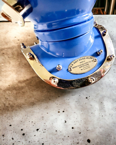 Casco dell'Esploratore degli Abissi - Edizione da Collezione con Possibilità di Incisione, 35 cm, regalo per pompiere o subacqueo