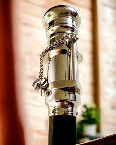 BASTONE DA PASSEGGIO CON IMPUGNATURA A TELESCOPIO – ELEGANTE E ALLA MODA, 95 CM - "Navigator's Crest"