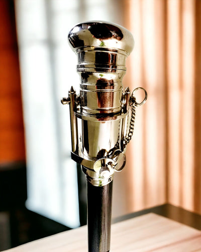 BASTONE DA PASSEGGIO CON IMPUGNATURA A TELESCOPIO – ELEGANTE E ALLA MODA, 95 CM - "Navigator's Crest"