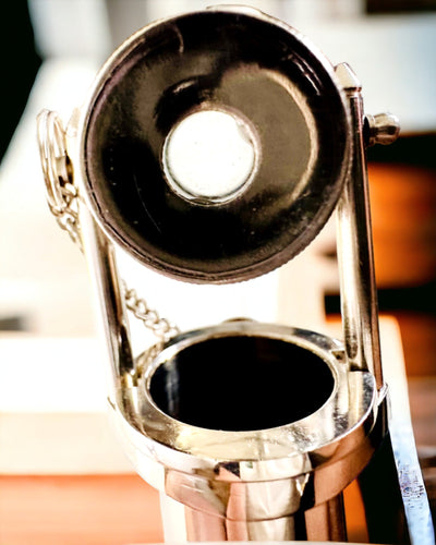 BASTONE DA PASSEGGIO CON IMPUGNATURA A TELESCOPIO – ELEGANTE E ALLA MODA, 95 CM - "Navigator's Crest"