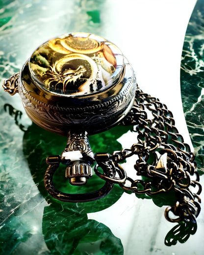 Orologio da Tasca "Smocza Aura" con Opzione di Personalizzazione