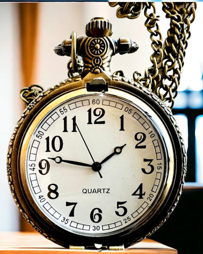 Orologio da Tasca "Motociclista Elegante" – Incisione