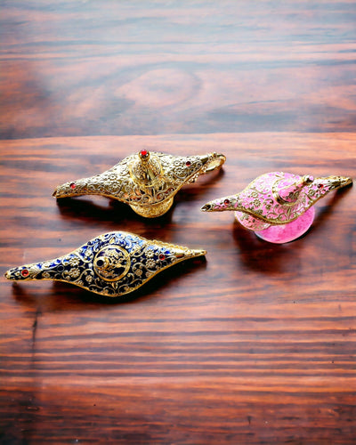 Lampada Magica di Aladino con Opzione di Incisione - Variante Classica Oro, intrecciata