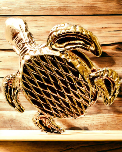 Szkatułka "Żółwiowa Rodzinka" - colore arancione, personalizzazione con incisione