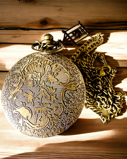 Orologio da Tasca "Eleganza Farfalla" con possibilità di personalizzazione con incisione