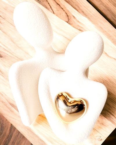 "Amore nel cuore – Figure Familiari in Ceramica", possibilità di personalizzazione con incisione