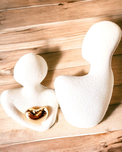 "Amore nel cuore – Figure Familiari in Ceramica", possibilità di personalizzazione con incisione