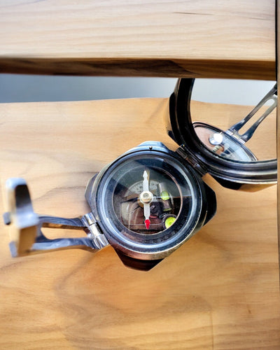 Bussola solida e premium da Capitano "Navigator" - con opzione di personalizzazione tramite incisione