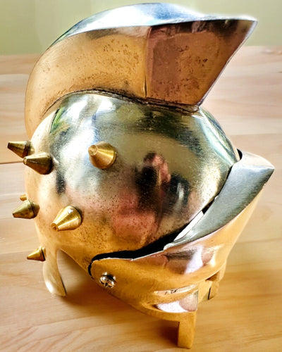 Maschera da Gladiatore Cavalleresca "Sparta" - possibilità di personalizzazione con incisione