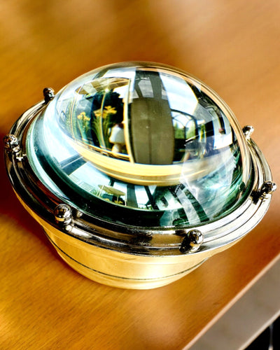 Bailey Compass Clock - Elegante Orologio con motivo Bussola con Possibilità di Incisione