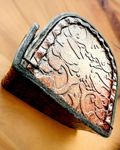 Elegante Custodia Maharadży per Orologio da Tasca o Bussola - possibilità di personalizzazione con incisione