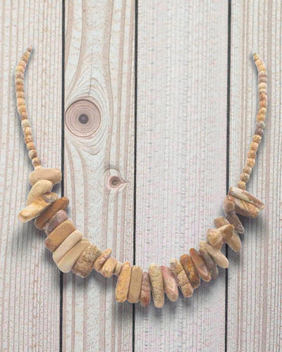 Collana con gemma Longstone - Pietra mappa