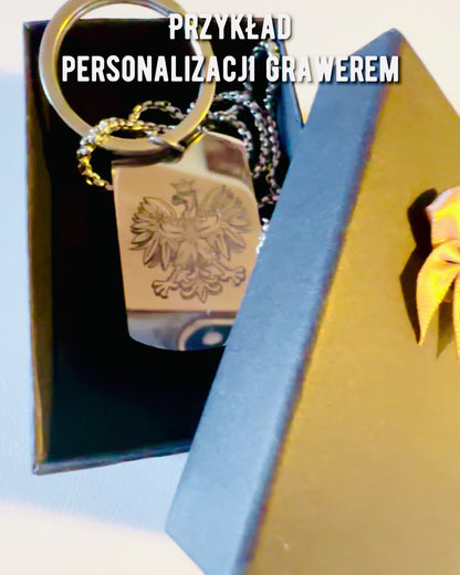 Collana con Dog Tag "Tre Sfumature di Stile" - Piastrina - Elegante Pendente in Acciaio Inossidabile con Opzione di Incisione