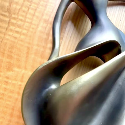 Statuetta ballerina in oro antico 24 cm con possibilità di incisione personalizzata