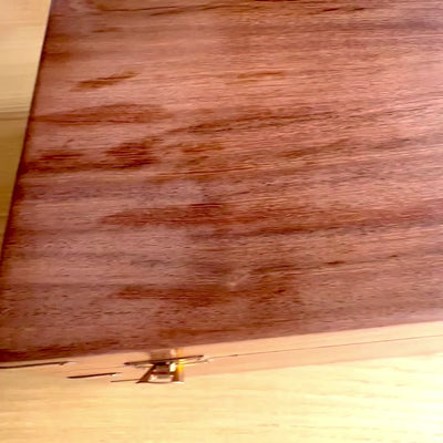 Sestante in Ottone con Incisione in Scatola di Legno