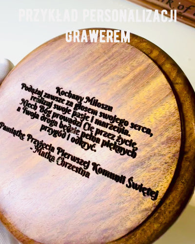 Bussola Nautica in Legno con Possibilità di Incisione – Fatto a Mano, Artigianato