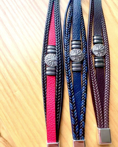 Braccialetto "Albero della Vita" con possibilità di personalizzazione per regalo, 3 varianti di colore