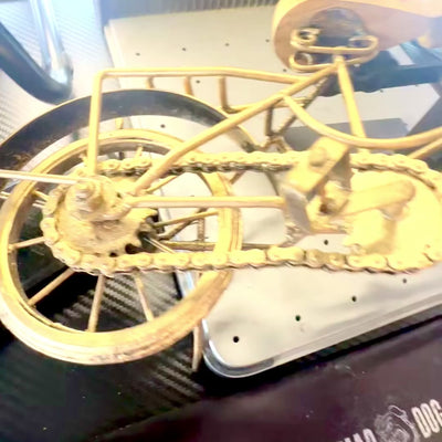 Statuetta bicicletta rétro NC1714