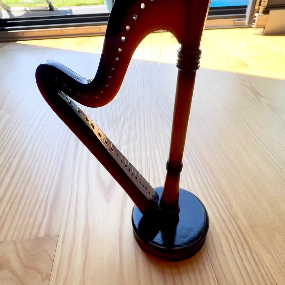 Mini Arpa Decorativa 20 cm con Possibilità di Incisione