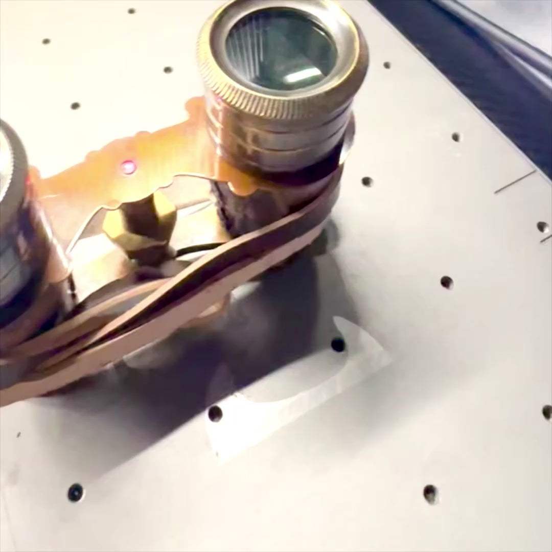 Binocolo in ottone retrò in custodia di pelle con possibilità di personalizzazione tramite incisione