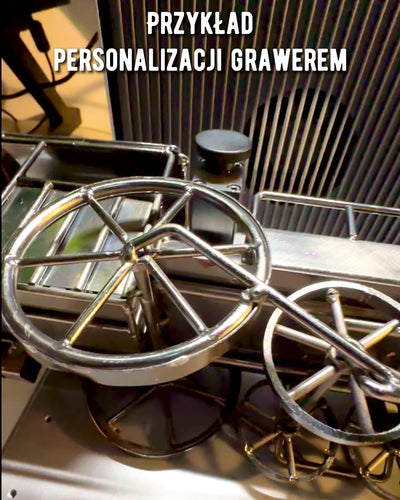 Locomotiva in ferro "Retro Express" – decorazione, modello, realizzata a mano con possibilità di incisione per regalo