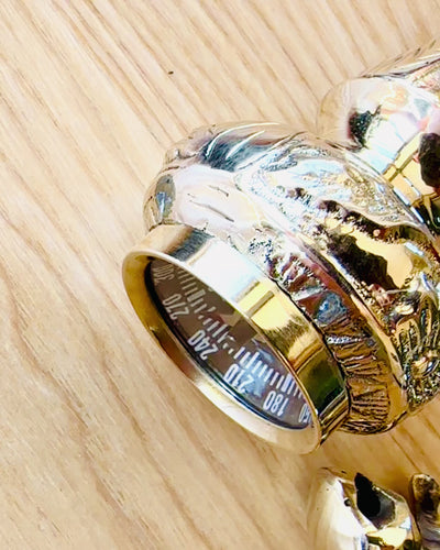 Kompasso Brown - Bastone da passeggio - Legno Intagliato a Mano - Edizione Esclusiva con Possibilità di Incisione