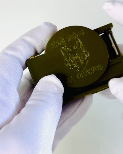 Bussola di Navigazione Impermeabile ad Alta Precisione in Colore Verde Militare – Affidabile per l'Orientamento, possibilità di incisione