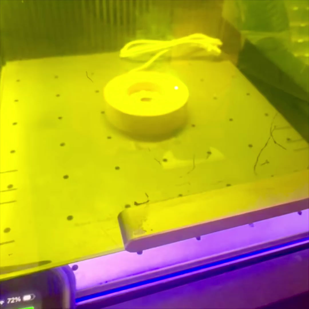 Sfera di Vetro 3D Luna con Incisione