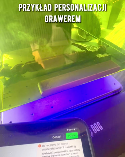 Bastone da passeggio - WIKING con testa a forma di martello da guerra, possibilità di personalizzazione con incisione per regalo