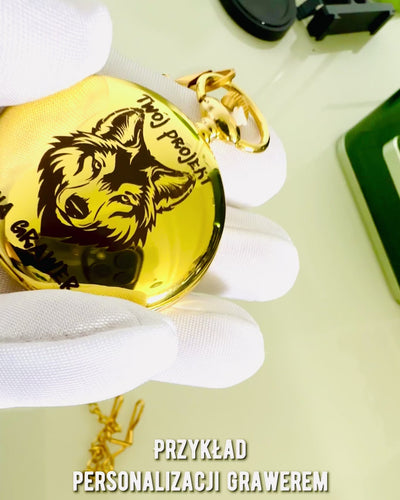 Orologio da Tasca in Stile Vintage Color Oro con Possibilità di Incisione